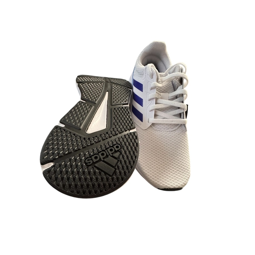 Adidas Galaxy 6 M Mens White Blue Running Shoes Sneakers IE8141 Size 7.5 - Picture 8 of 9
